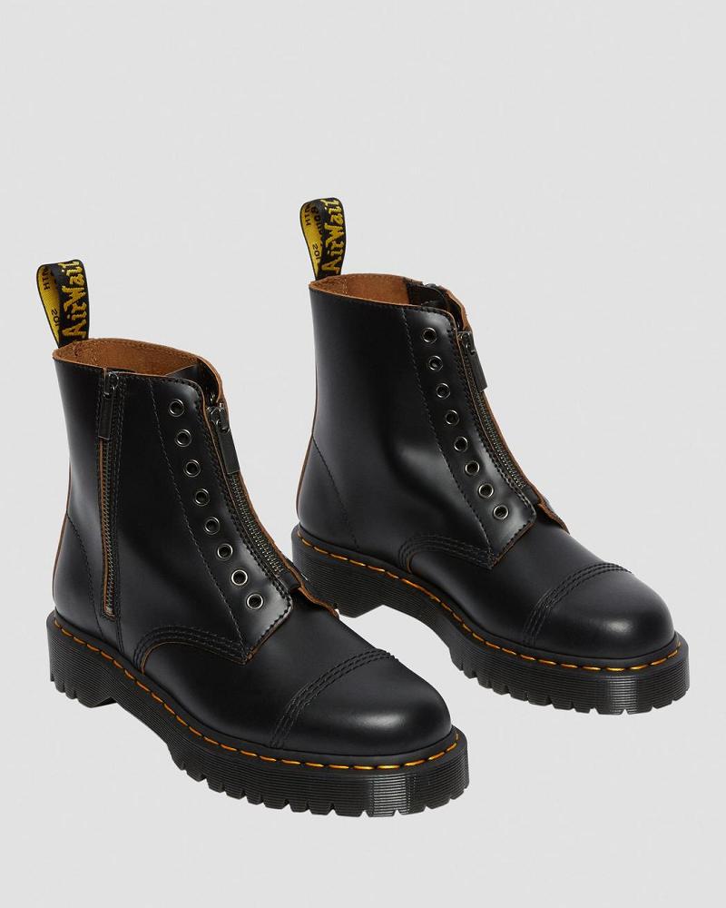 Dr Martens 1460 Laceless Bex Læder Ankelstøvler Herre Sort | DK 414GSO